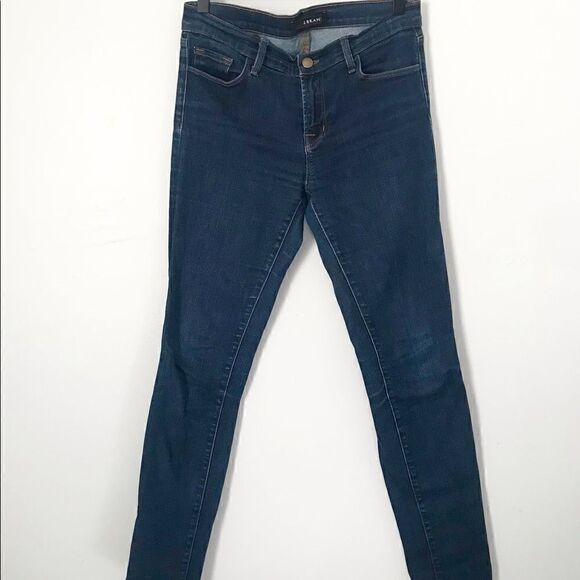 J Brand dark wash skinny jeans - Picture 1 of 9